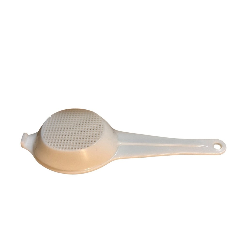 Vintage Fuller Brush Co.Tea Strainer Sifter‎ White Plastic Kitchen Utensil